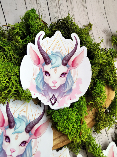 “Cute Baphomet” Stickers